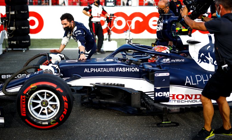AlphaTauri pit-lane GP Qatar