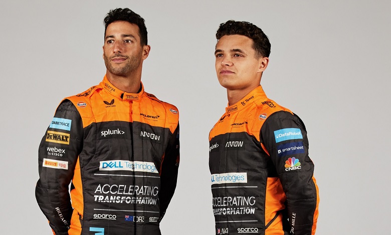 Presentazione McLaren Lando Norris Daniel Ricciardo
