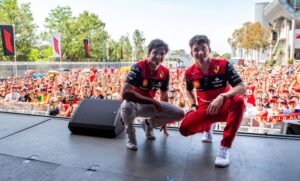 Carlos Sainz e Charles Leclerc