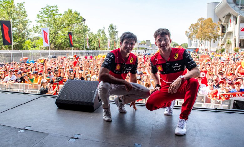 Carlos Sainz e Charles Leclerc