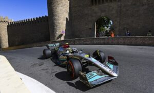 GP Azerbaijan Mercedes porpoising