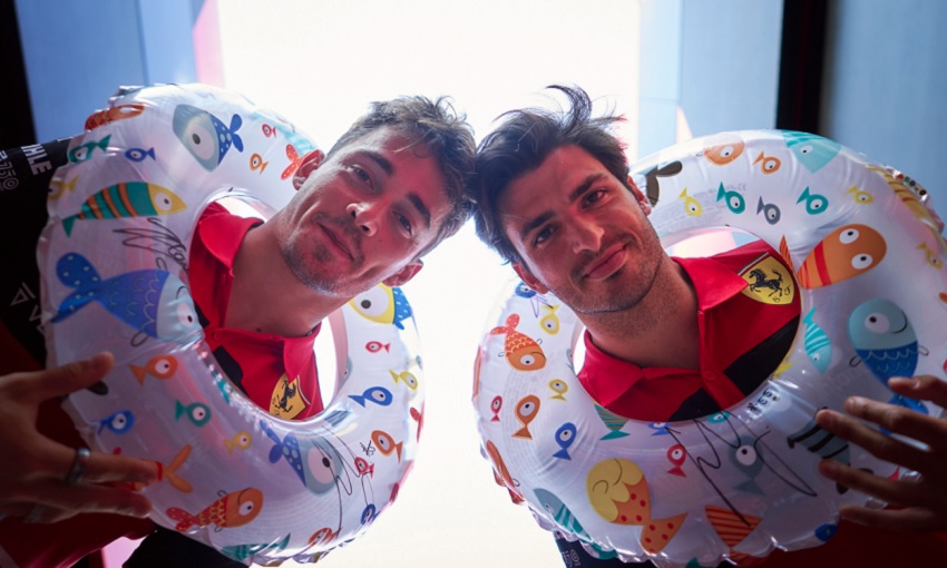 rapporto Sainz Leclerc Ferrari