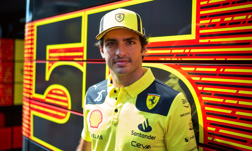 Sainz elogia la Ferrari