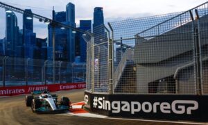 Singapore GP Mercedes lavorare