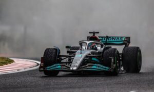 GP Giappone, FP2 due Frecce regine della pioggia