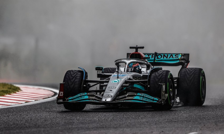 GP Giappone, FP2 due Frecce regine della pioggia