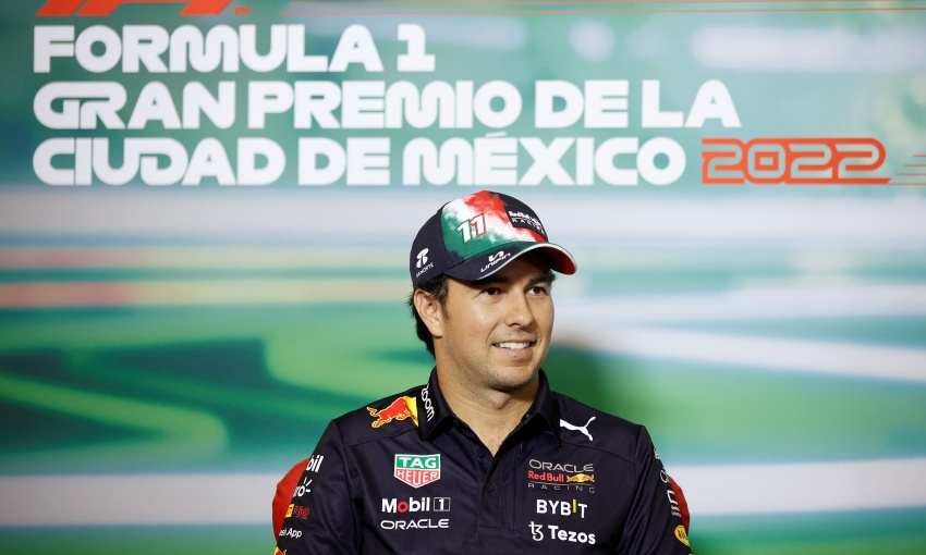 Sergio Perez conferenza stampa GP Messico F1 2022