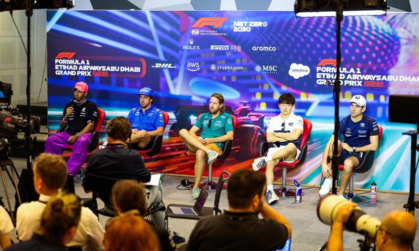 GP Abu Dhabi: conferenza top team gruppo 1