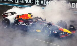Max Verstappen nel GP di Abu Dhabi 2022