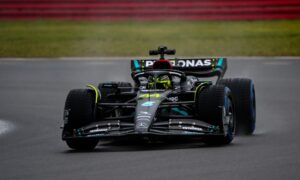 Lewis Hamilton test Silverstone Mercedes W14