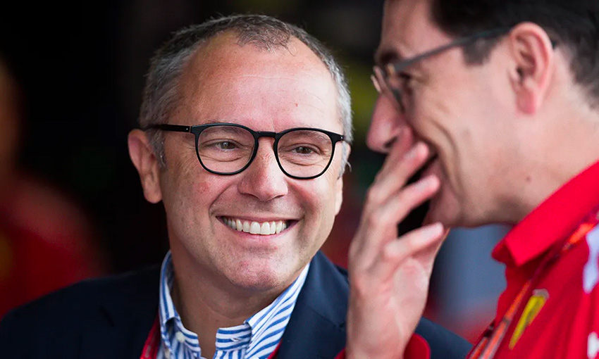 Stefano Domenicali e Mattia Binotto