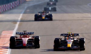 GP Azerbaijan, Sprint: Verstappen paga il contatto con Russell, Perez vince