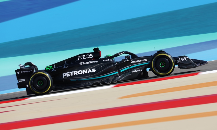 George Russell su Mercedes nel GP Australia