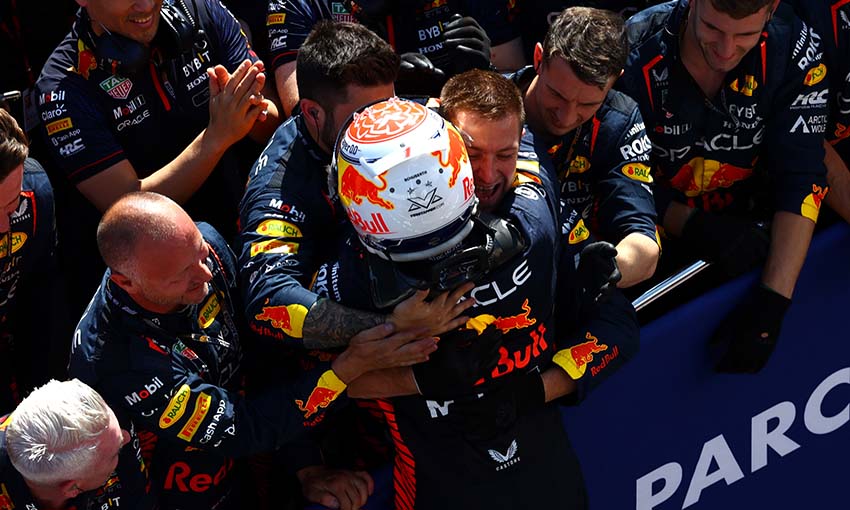 Verstappen sintonia Red Bull