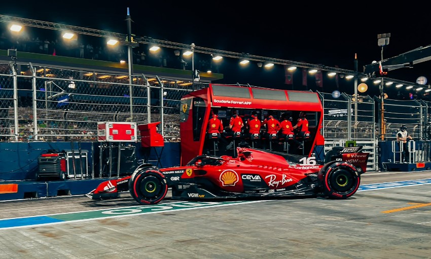 GP Singapore Leclerc qualifiche
