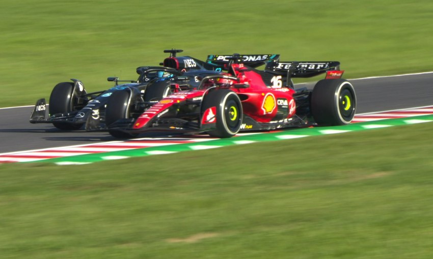 Leclerc Russell pressione