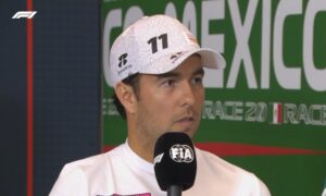 Checo Perez Conferenza stampa