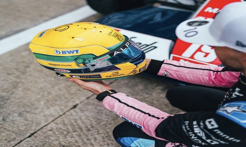 Gasly tributo Senna