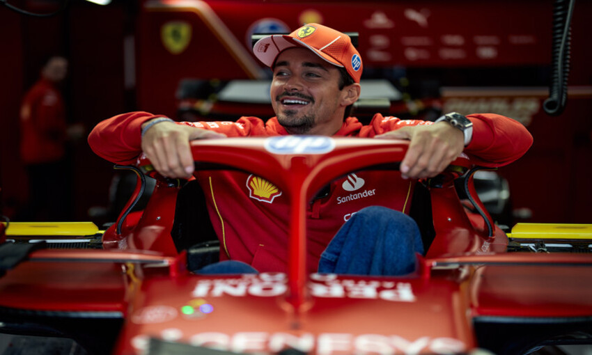 Charles Leclerc GP Monza Conferenza stampa
