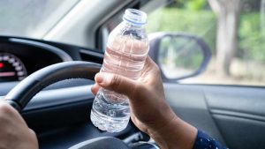 Vietato bere in auto