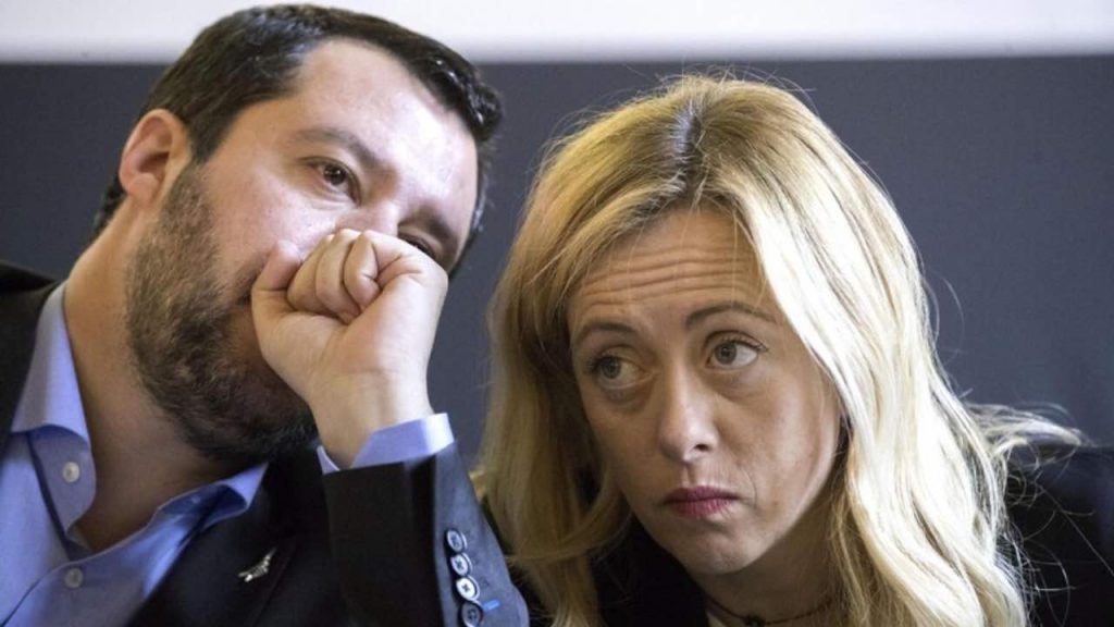 Matteo Salvini e Giorgia Meloni - fonte_Ansa - f1world.it