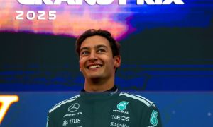 GP Australia, Russell: "Non è stato semplice, con la pioggia"