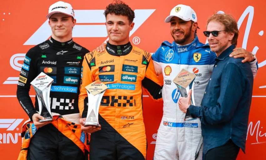 GP Miami, Sprint Race: Doppietta McLaren